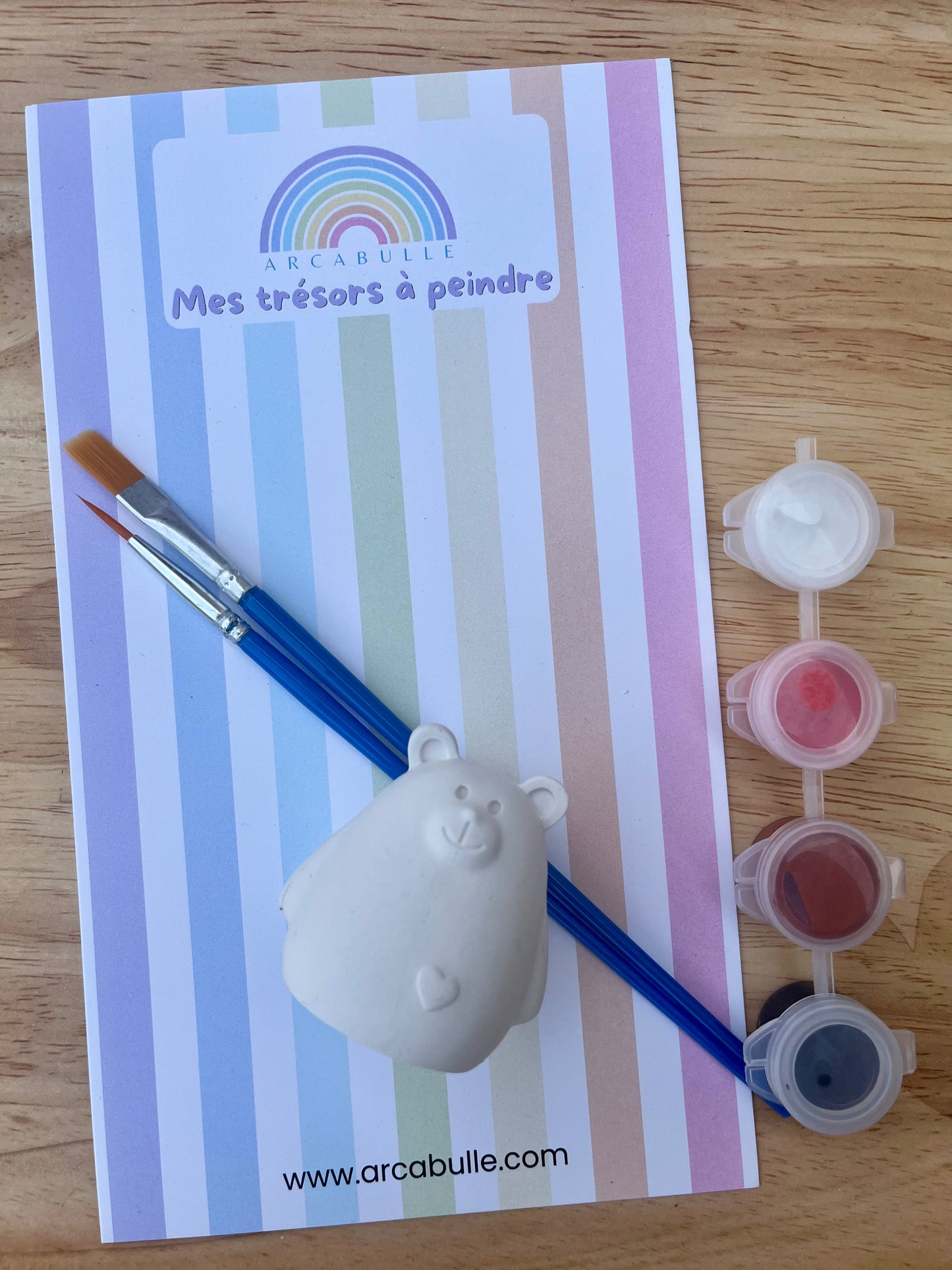 Kit créatif - Ourson à peindre