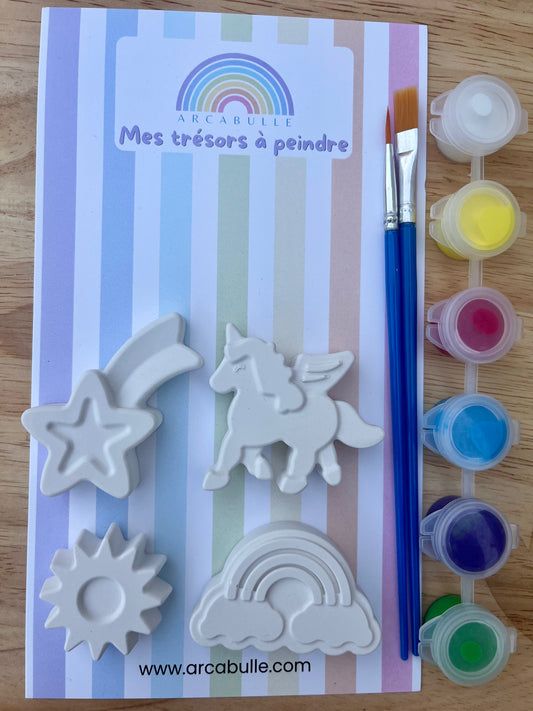 Kit créatif - Licorne à peindre